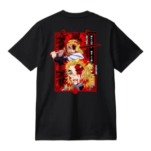 Remera Demon Slayer (KNY) - Diseño Rengoku 1