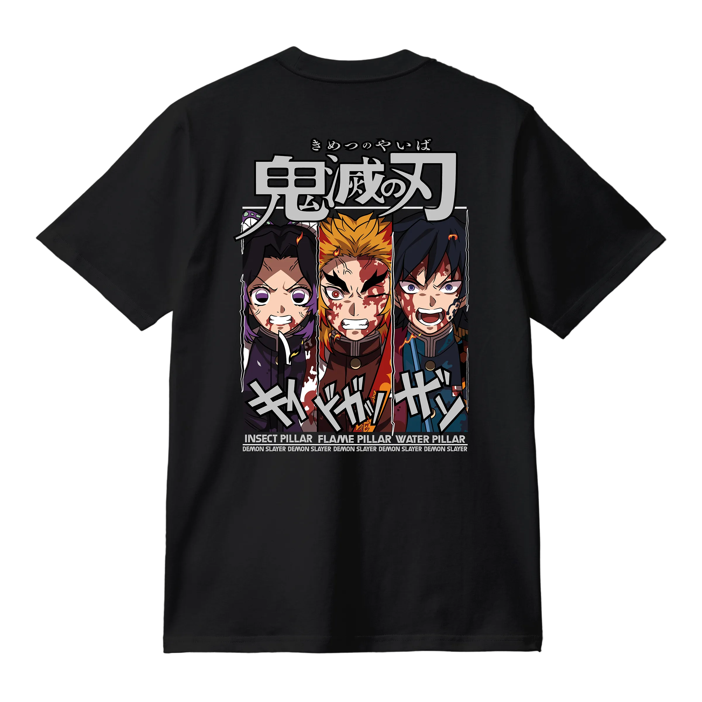Remera Demon Slayer (KNY) - Diseño Hashiras 3