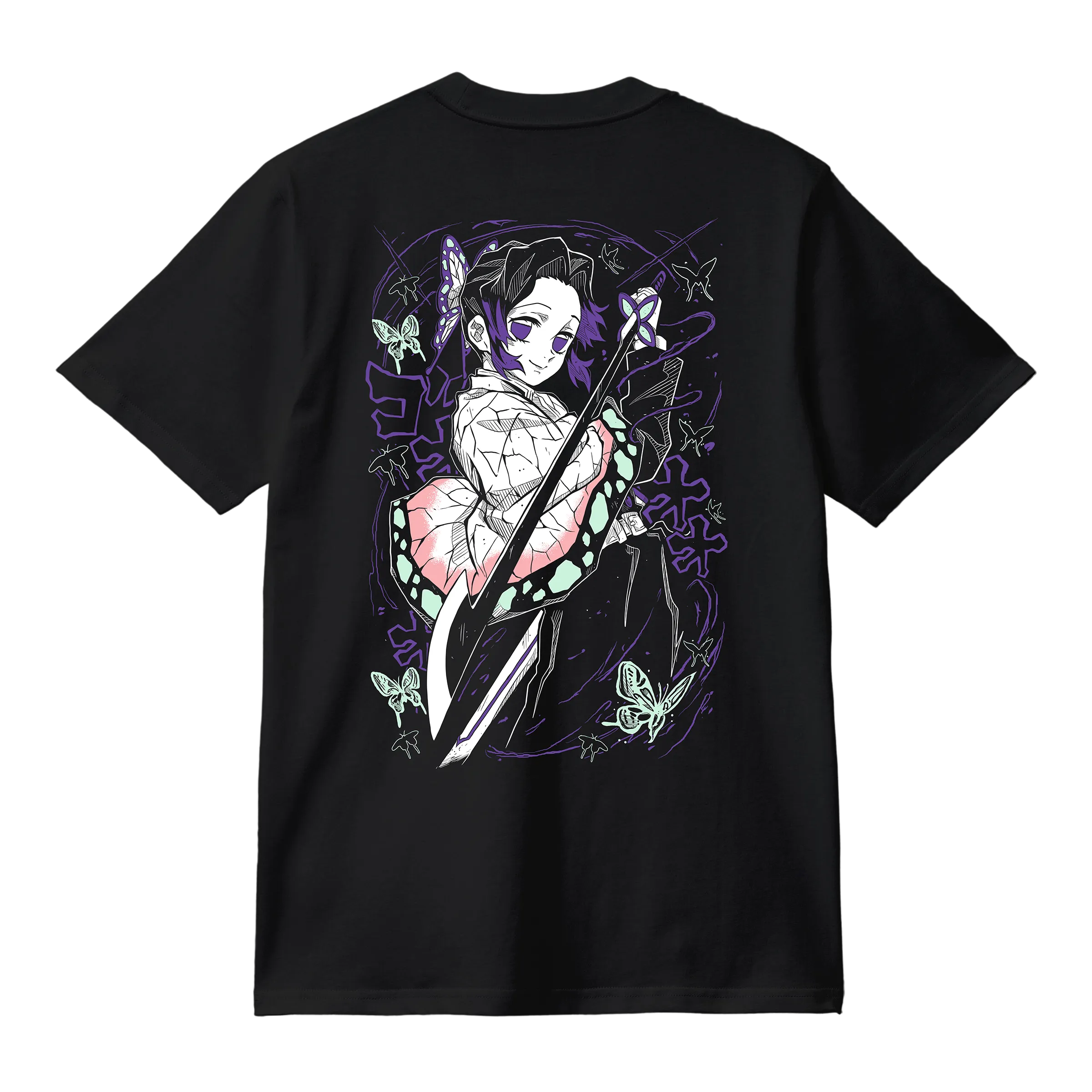 Remera Demon Slayer (KNY) - Diseño Shinobu 3