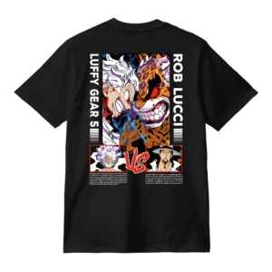 Remera One Piece - Diseño Luffy vs Lucci