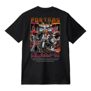Remera One Piece - Diseño Portgas D. Ace 2